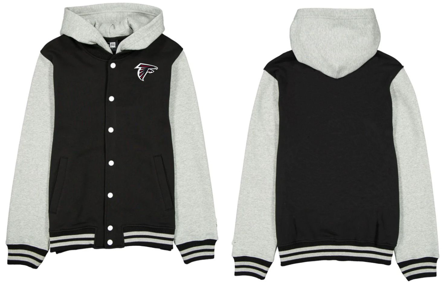 Men 2026 NFL Atlanta Falcons  jacket hoodie black 01